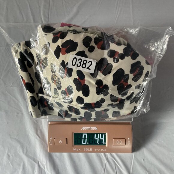 NWT Kate Spade New York Leopard Print Bandeau Bikini Top With Optional Straps XL - Picture 11 of 11